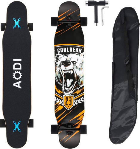 Patineta Longboard Aodi Freeride Crusier Led Wheels 46 Inch