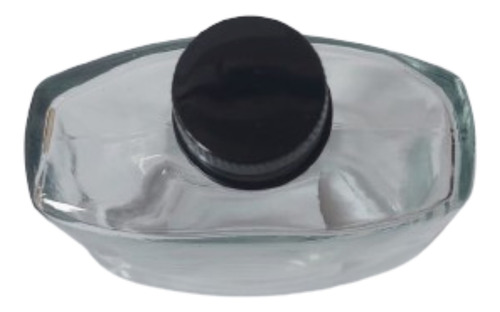 14 Botella De Vidrio Tequilera 100ml Con Tapa Anfora Pachita