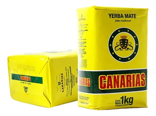 Yerba Mate Canarias Sin Palo Sabor Tradicional 1kg