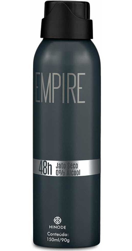 Antitranspirante En Aerosol Masculino Empire - 48 Hrs