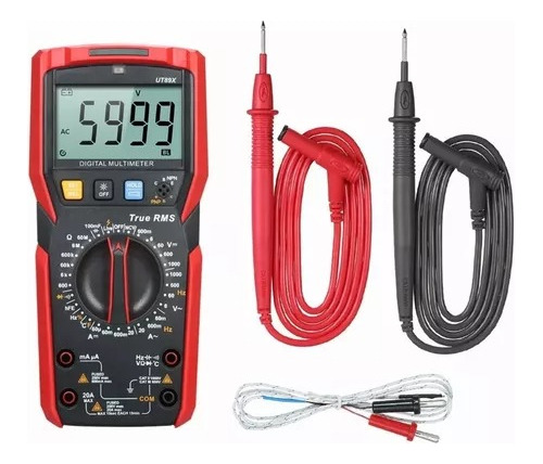 Unit Ut89x Tester Multimetro Capacimetro Digital Temperatura