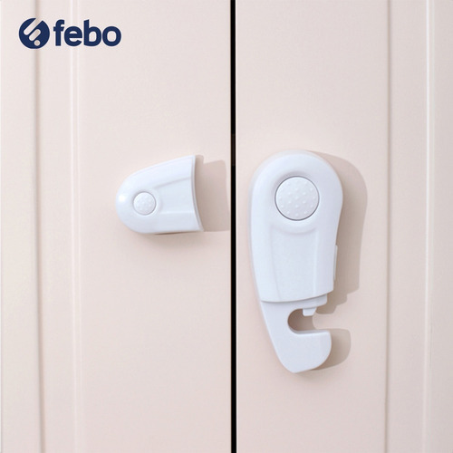 Imagen 3 de 4 de Traba Para Puertas Corredizas Seguridad Bebe Baby Febo