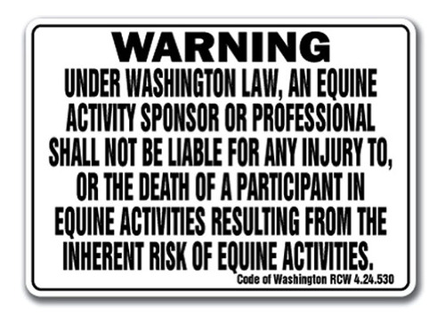 Washington Equino Sign Actividad Responsabilidad Alerta Esta