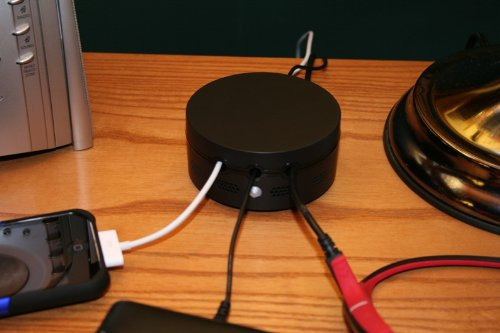 Soporte Cable Cargador Con Luz Nocturna Sensor Movimiento Ne