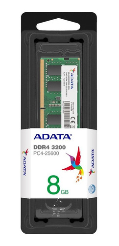 Memoria Ram Portátil Adata Premier Ddr4 8gb 3200mhz