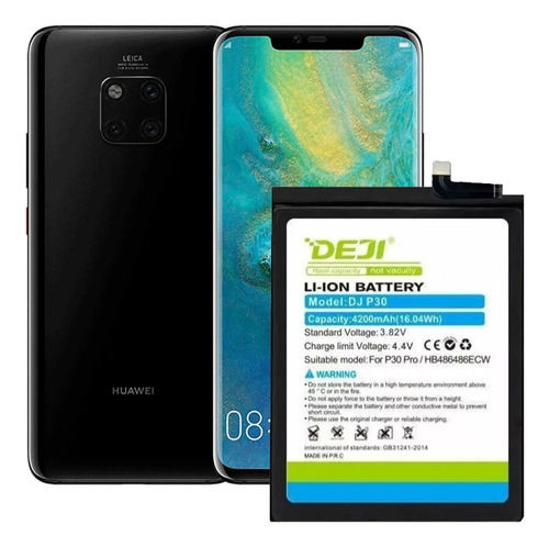 Bateria Litio Para Huawei Mate 20 Pro 4200mah Marca Deji