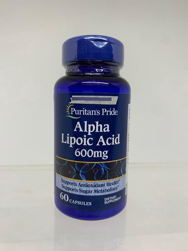 * * 2024 * Alpha Lipoico 600mg - 60 Cap Puritan's Pride