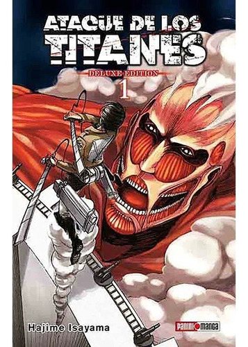 Libro Manga Panini Comic Ataque De Los Titanes Deluxe 1