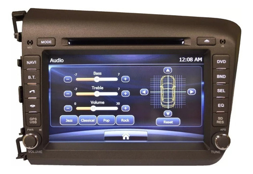 Android Honda Civic 2012 Dvd Gps Wifi Carplay Radio Touch Hd