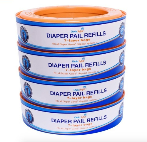 Choicerefill Compatible Con Diaper Genie Pails 4pack 1080 Co