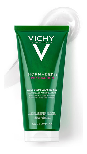 Vichy Normaderm Daily Acne Face Wash, Salicylic Acid Face Cl