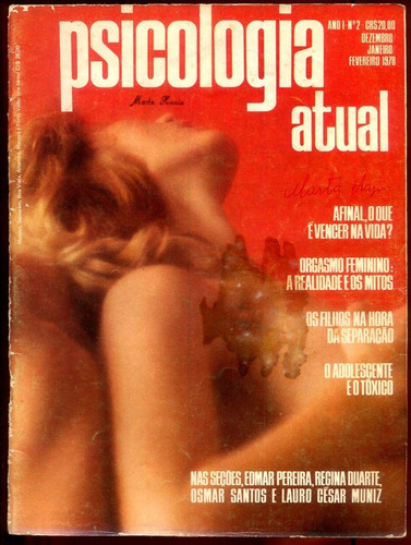 Revista Psicologia Atual  Nº2 - 1978 - Frete Grátis - L.5855
