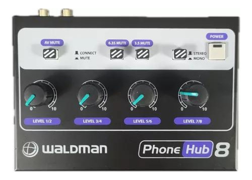 Amplificador De Fone Waldman Ph1 Phone Hub Fonte Externa 