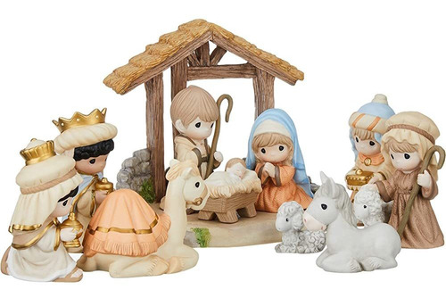 Momentos Preciosos  O Come Let Us Adore Him Nativity Figurin