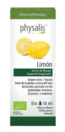 Aromaterapia Aceites Esenciales Limón Orgánico 10 Ml 
