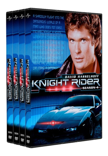 Knight Rider El Auto Increible 1-4 Serie Completa Latino Dvd