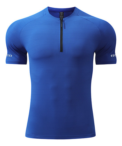 Camiseta Deportiva De Secado Rápido Para Hombre Con Cuello A