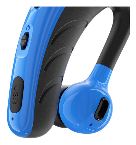 Fones De Ouvido Bluetooth 5.1 Som Estéreo Microfone Azul