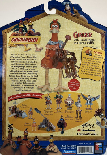 Ginger Chicken Run Fuga Das Galinhas Playmates