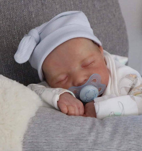 Bebê Reborn Menino Muito Real Baby Fofo Dormindo | Mercado Livre