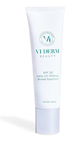 Vi Derm Protector Solar Ligero Diario Uv Defense De Amplio E