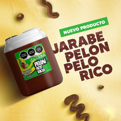 4 Pack Pelon Pelo Rico Jarabe Sabor Tamarindo 20.8kg (15.6l)