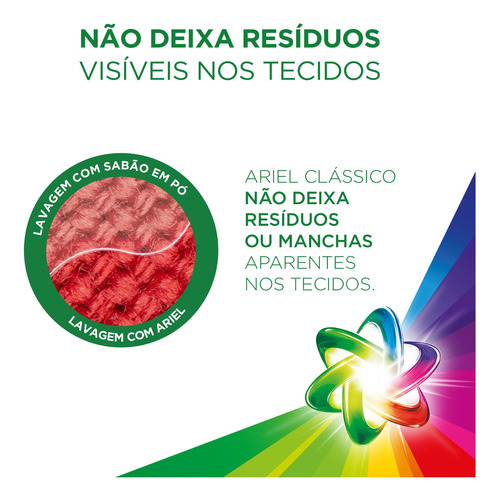Sabão Líquido Diluído Ariel Cores Radiantes Clássico 3l
