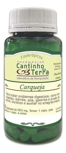 Capsula Carqueja 250mg - 2 Potes