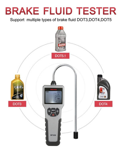 Probador De Líquido De Frenos Automotriz Detector De