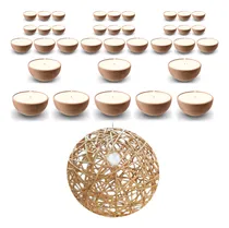 Comprar Velas Aromáticas Soja X35 Cuenco Madera 7x5cm - Tutti Frutti