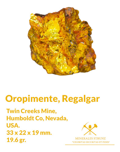 Mineral Raro Arsénico Oropimente, Regalgar #4 (Usado)