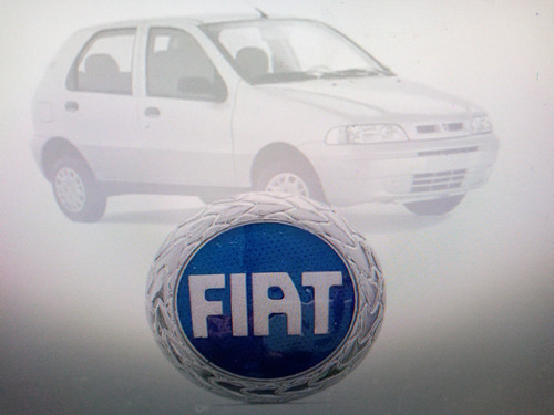Emblema Delantero 6.5cm Azul Fiat Uno Palio Siena 