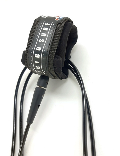 Imagem 3 de 7 de Leash De Competição 6 Pés 5mm Com Duplo Girador Tribo Surf