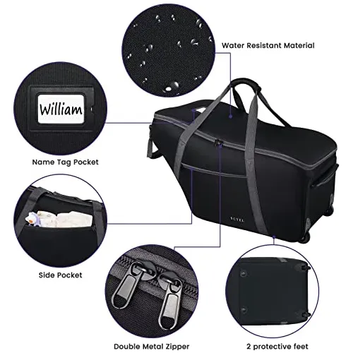 Car Seat Travel Bag For Airplane Fits Chicco Keyfit 30