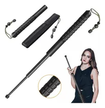 Comprar Bastón Táctico Retráctil De Defensa Personal De 64 Cm Para S