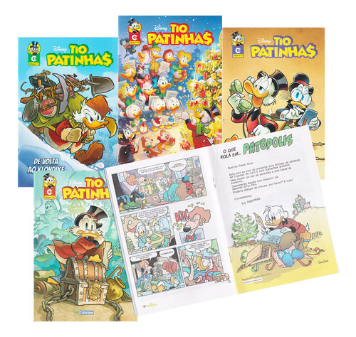 Gibi Tio Patinhas Disney Culturama Coletânea 5 Volumes 