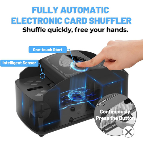 Ni-shen 1-2 Cubierta Totalmente Automática Shuffler, Shuffle