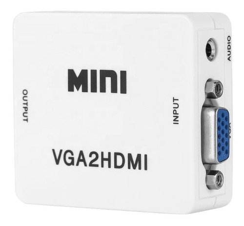 Conversor De Vga A Hdmi Con Audio Analógico A Digital