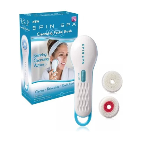 Cepillo Limpiador Facial Exfoliante Spin Spa Limpieza Rostro