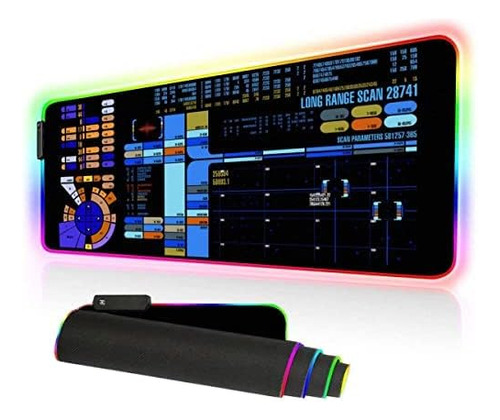 Trekkie Trekker Mouse Pad Extragrande Y Gruesa Pa