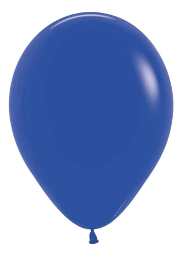 Globos Bombas R-12 30 Cm X 50 Und Azul