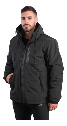 Campera 2 En 1 Hombre Rompeviento Inflable Importada Premium