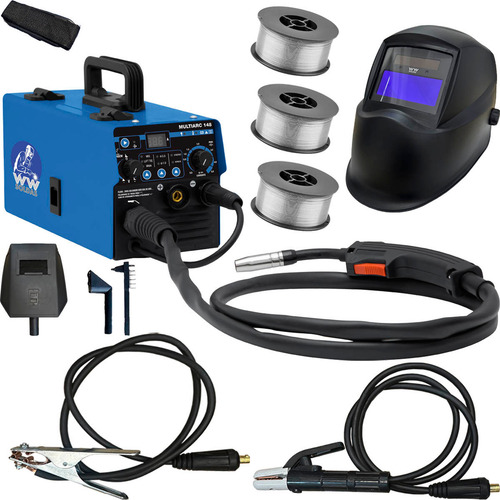 Inversora Solda Multiprocesso Mig, Tig E Mma 220v Completa