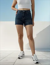 Comprar Short Jean Corto Color Azul Marca Jiva Jeans