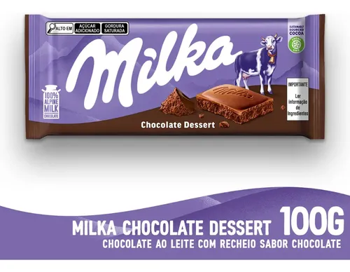 Chocolate Milka Cacau Batido - À La Dessert Au Chocolat 100g
