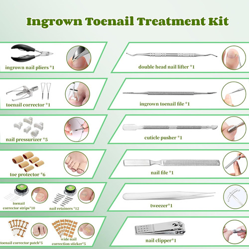 Kit De Tratamiento De Uñas Encarnadas, Herramienta Profesion