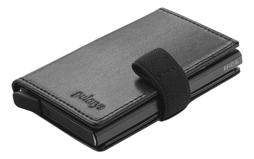 Pularys Mini Wallet Bono - Piel Italiana - Ranura Para Tarje