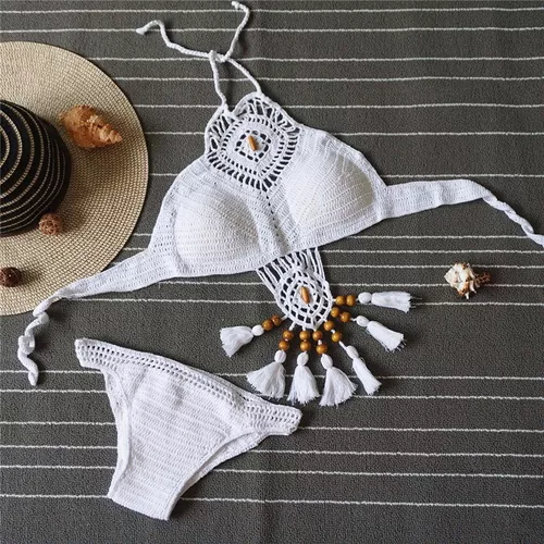 Traje De Baño Bikini Crochet 2018 Envio Gratis 48 | Meses intereses