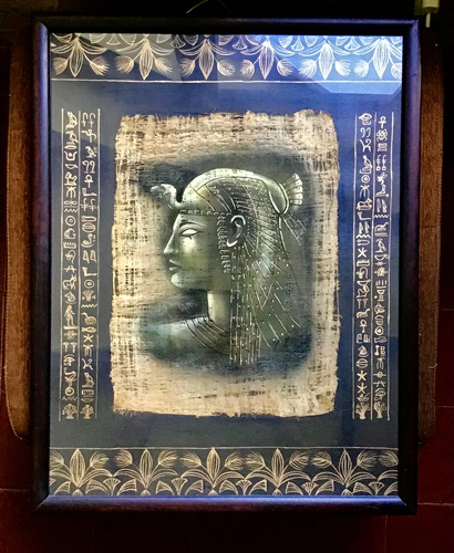 Papiros Egipcios Enmarcados. Papiro Egipcio Original Cuadro