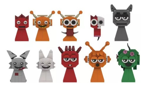 Z Juego Sprunki Rhythm Box Monster Juguete Bloque